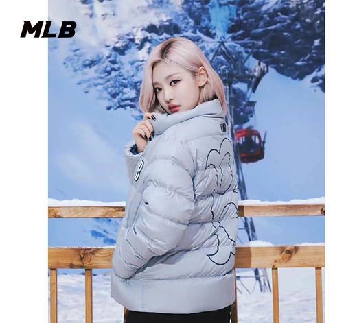 MLB男女情侣羽绒服大LOGO宽松保暖外套3ADJB0726 商品图1