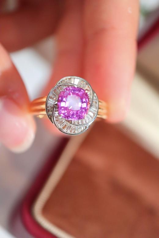 1.9ct 蓝宝石戒指 商品图3