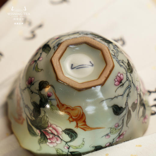 问鼎汝瓷鼎峰系列天青沐菊杯(纷华盛福) 商品图4