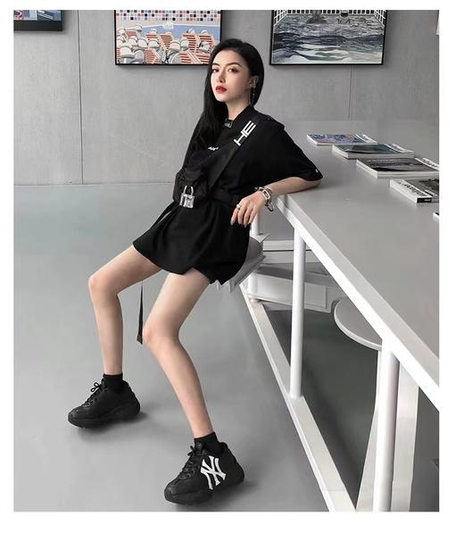 MLB  男女情侣老爹鞋 复古老花NY纽约洋基队 休闲鞋 热销爆款 商品图3