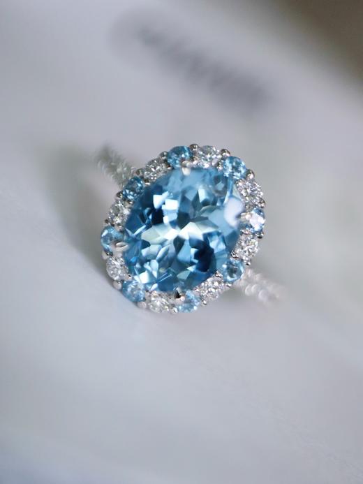 1.54ct 海蓝宝戒指 商品图4