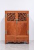 红桥红  家具严选  缅甸花梨（大果紫檀）【92拐子纹 透格方角柜】 商品缩略图0