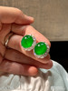 老坑近玻璃种艳绿蛋面耳钉【4291306】具体价格微信咨询 商品缩略图5