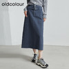 oldcolour秋季新款设计感减龄高腰显瘦a字半身裙女P340604A1 商品缩略图0