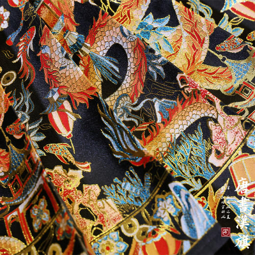 【游龙万象】马面裙织金妆花改良国风新中式游龙贺岁马面套装 商品图7