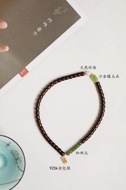 海黄原创【安汲】手串6x6mm 46颗  商品图2