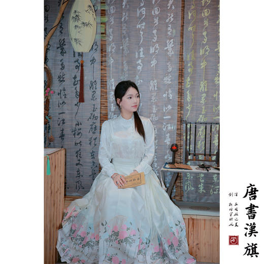 【满庭芳·堂春】马面裙织金妆花改良国风新中式小阁藏春马面套装 商品图4