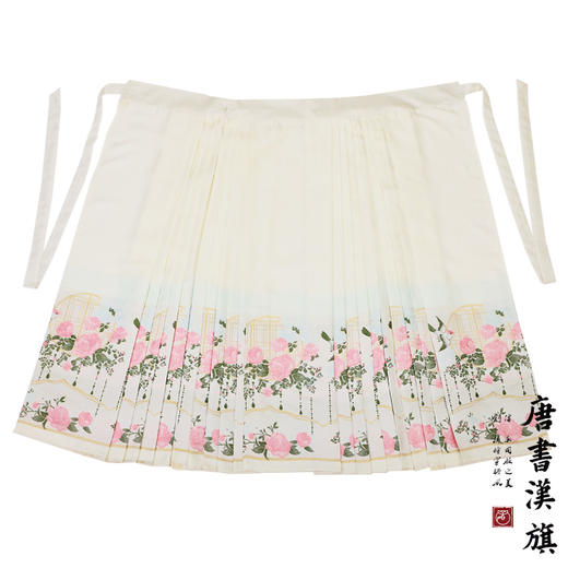 【满庭芳·堂春】马面裙织金妆花改良国风新中式小阁藏春马面套装 商品图8