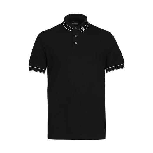 Emporio Armani 男士刺绣全新全棉短袖Polo T恤 11940 商品图2