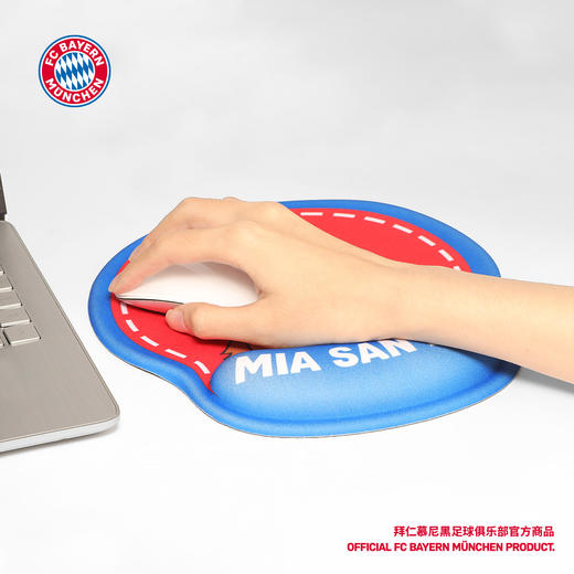 【官方正版】拜仁慕尼黑足球俱乐部|BERNI卡通鼠标垫可爱办公护腕垫 商品图2
