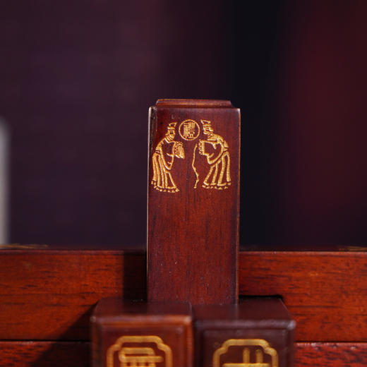 君子六艺鲁班锁 非遗传承人设计 花梨木 #匠心 商品图1