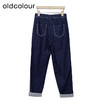 oldcolour休闲简约牛仔裤春季新款高腰直筒百搭九分裤女P13113142 商品缩略图3