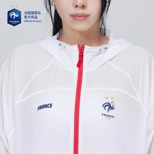 【官方正版】法国国家队 |白色皮肤衣欧洲杯款户外运动外套防护夹克 商品图4