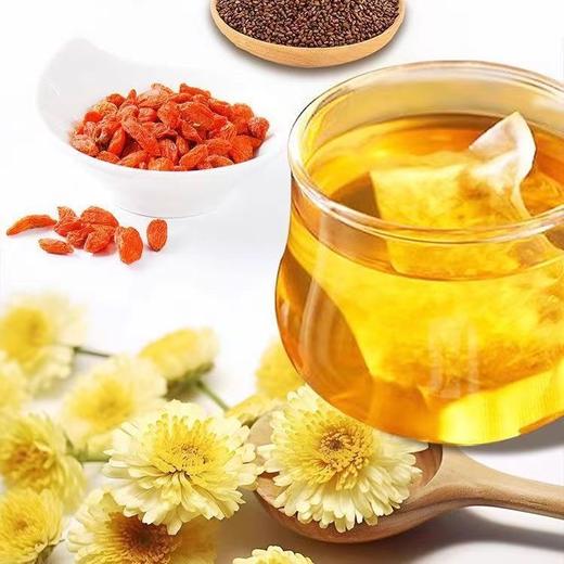 【无惧火气！菊花枸杞决明子茶】一杯清香 轻松无火气 牛蒡金银花代用火气花草茶方便携带 商品图0