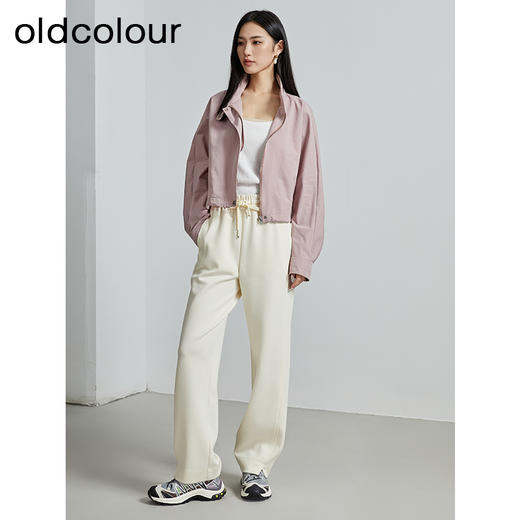 oldcolour秋季新款法式立领短款小个子休闲洋气外套女P320412A1 商品图1