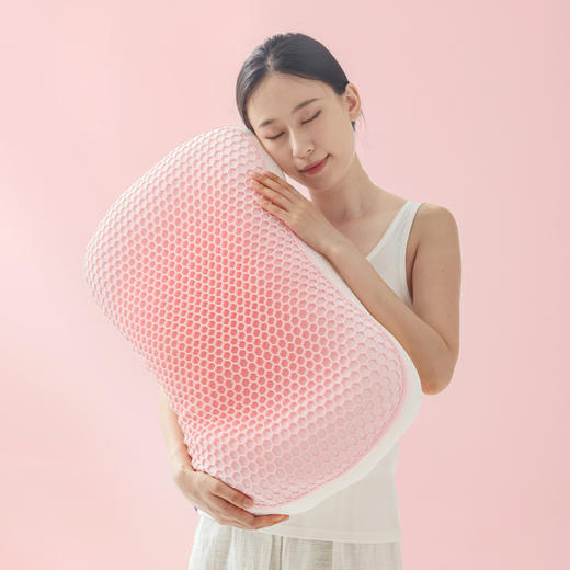 夏天凉枕头新款TPE果胶羽丝枕  凉感猫肚皮释压枕头四季双面学生宿舍透气枕芯 商品图1