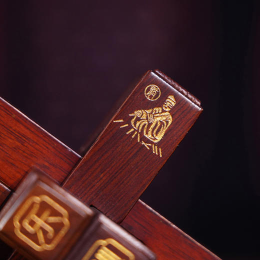 君子六艺鲁班锁 非遗传承人设计 花梨木 #匠心 商品图3