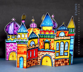 《从平面到立体：创造你的童话城堡》建筑/手工/自动发货：下单后，点击手机短信中收到的链接，即可获取文件下载的链接；如有任何问题，可添加客服微信hm33268获得帮助。