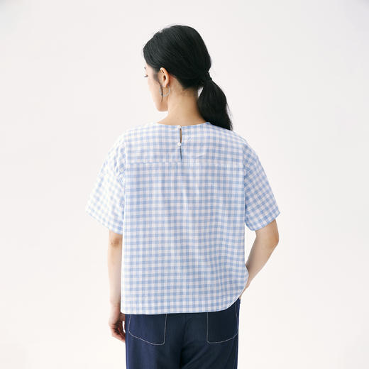 零意义 meanil 棉麻背扣箱型上衣 商品图13