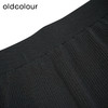 oldcolour夏季新款黑色半身裙高腰复古A字显瘦中长裙女GP21063749 商品缩略图2