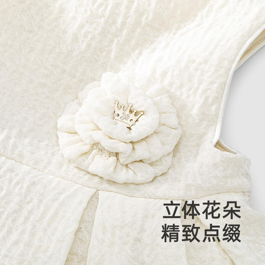 【高定系列】英氏女童连衣裙夏季无袖羊毛背心裙新款裙子 商品图4