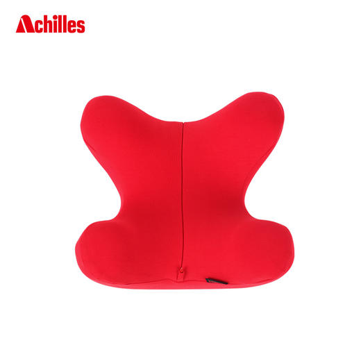 阿基里斯（Achilles） 多睡姿午睡趴趴枕头慢回弹护颈办公室午睡枕旅行多用枕 看剧神器 红色 商品图3