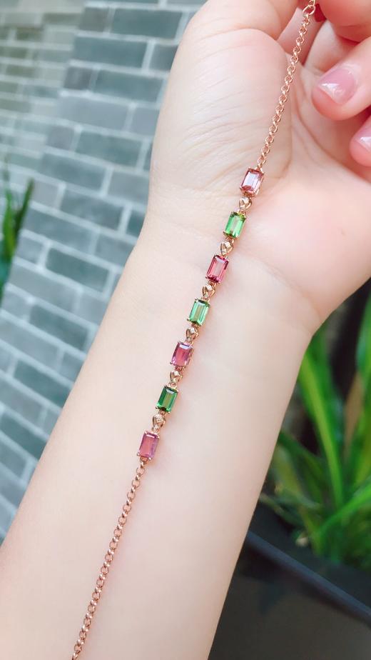 3.3ct 碧玺手链 商品图3