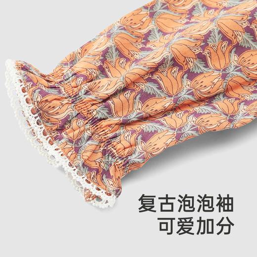 【高定系列】英氏儿童裙子夏季女童裙子碎花纯棉连衣裙新款 商品图4