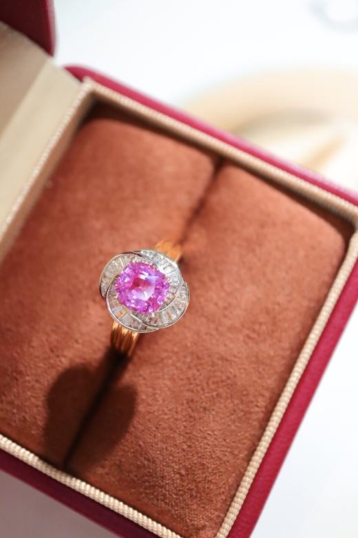 1.9ct 蓝宝石戒指 商品图2