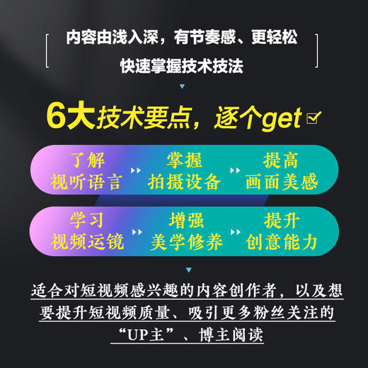 短视频构图与运镜*基础一本通 短视频拍摄教程书手机相机摄影技巧短视频构图用光分镜设计自学手机摄影vlog拍摄 商品图4