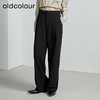 oldcolour秋季新款易打理垂感直筒西装裤女通勤显瘦P320702A1 商品缩略图1
