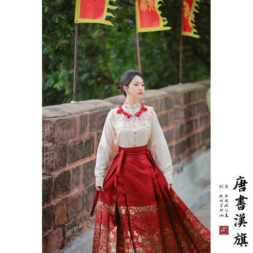 【连枝惊鹊】马面裙织金妆花改良国风新中式连枝纹马面套装 商品图1