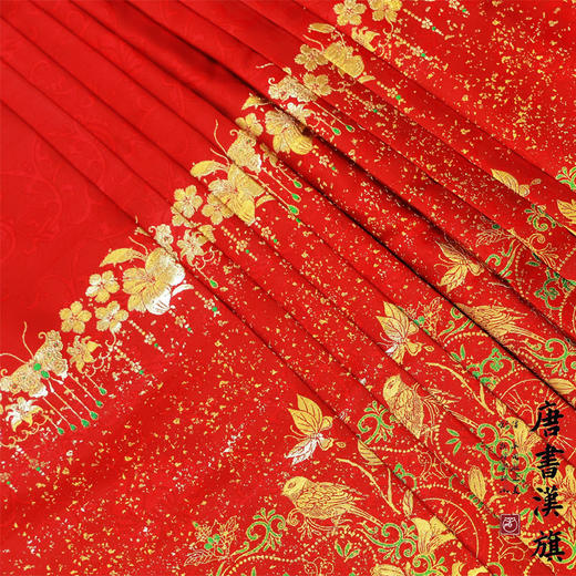 【连枝惊鹊】马面裙织金妆花改良国风新中式连枝纹马面套装 商品图7