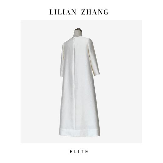 E-定制—“古典浪漫”——遇见倾心——Lady挚爱法式复古A摆长裙 2401103 商品图1