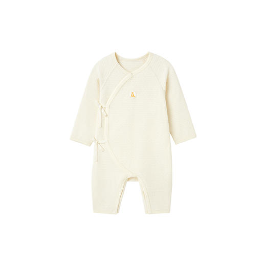 【商场同款】英氏婴儿莫代尔衣服秋冬夹层连体衣新生宝宝爬服新款 商品图1