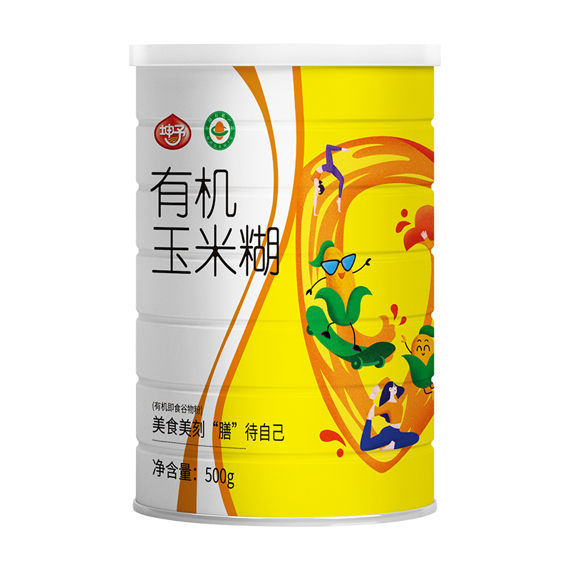 有机玉米糊即食冲饮品500g起罐装东北特产早餐玉米粥原味纯玉米糊