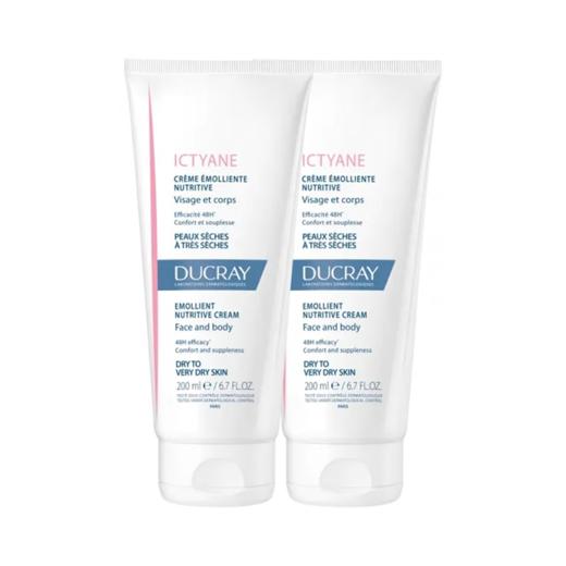 保税|DUCRAY护蕾孕妇婴儿滋润面霜身体乳二合一200ml*2 商品图0