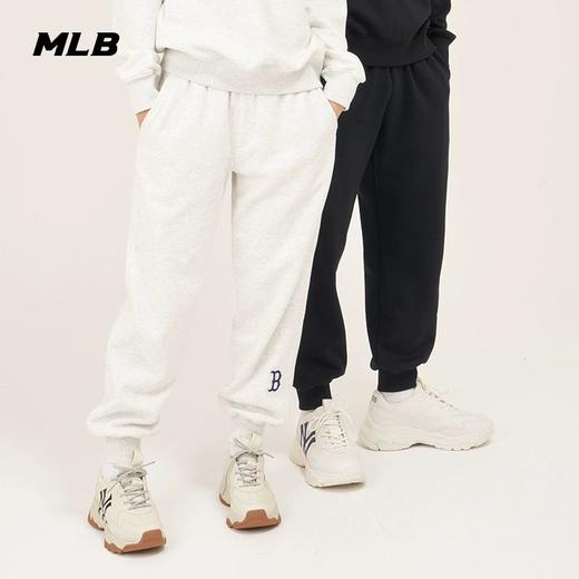 MLB男女情侣刺绣logo针织运动长裤休闲裤子23秋季新款3APTB0336 商品图0