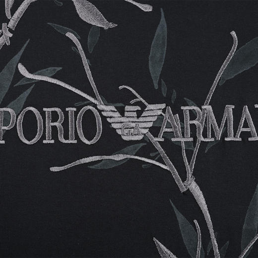 Emporio Armani 男士刺绣全新全棉短袖T恤 11997 商品图10