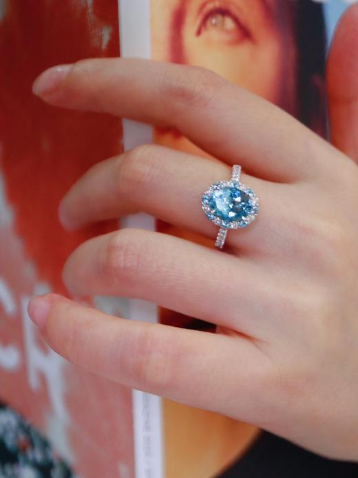 1.54ct 海蓝宝戒指 商品图5