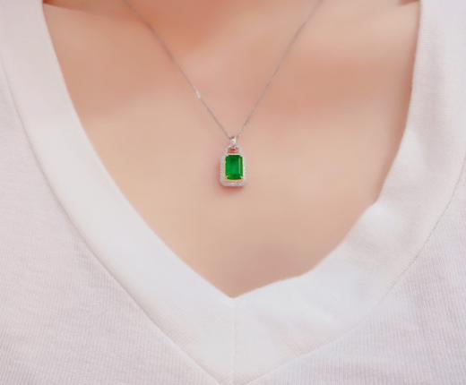 1.9ct 祖母绿吊坠 商品图5