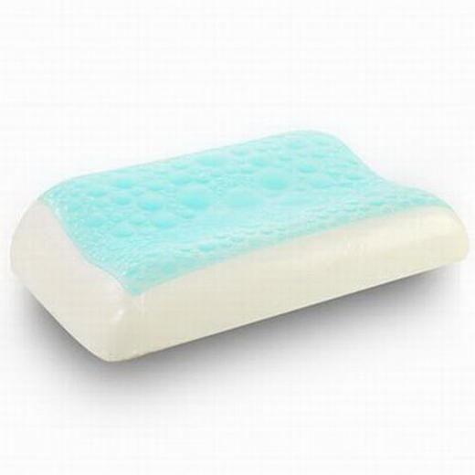 阿基里斯（Achilles）凝胶枕头 加大护颈记忆枕 舒缓颈椎专用高低枕芯 水晶枕 蓝色 商品图2