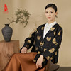 SAINTJOY/上久楷 女式宋锦外套 中式上衣 中国风 复古 黑金蝴蝶 DWW23009-3 商品缩略图2