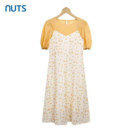 NUT夏季新款T恤裙圆领修身显瘦时尚两件套连衣裙325101345 商品图0