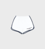 Sporty & Rich - Hotel du Cap Cursive Terry Short - White/Navy - 女装 - 短裤 - 白色/深蓝色 商品缩略图0