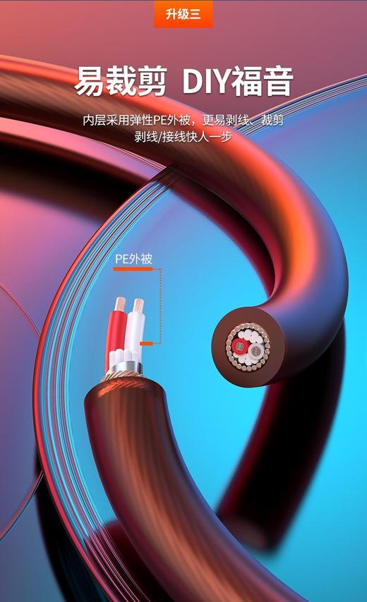 爆款★热销 6.35mm转6.35mm大二/三芯3.5转卡农公母高端音频延长线材纯铜音频线手机台式机电脑接功放音箱通用低音炮线输出入转换线音响连接线1分2 音质清晰 金属屏蔽抗干扰 无杂音和电流声 商品图6