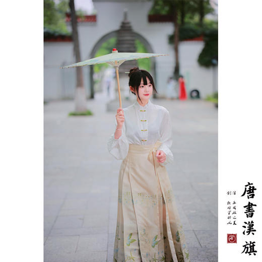 【蝶游竹梦】马面裙织金妆花改良国风新中式蝶梦马面套装 商品图1