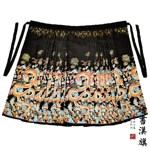 【游龙万象】马面裙织金妆花改良国风新中式游龙贺岁马面套装 商品图8