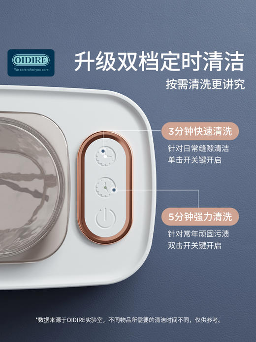 OIDIRE眼镜清洗机超声波洗首饰眼镜盒假牙套清洗仪器全自动清洗器 商品图3