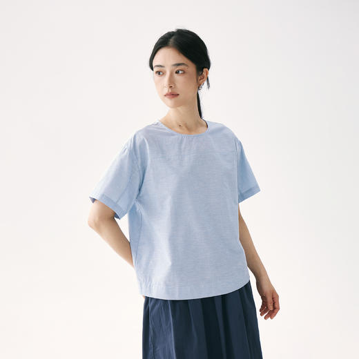 零意义 meanil 棉麻背扣箱型上衣 商品图0